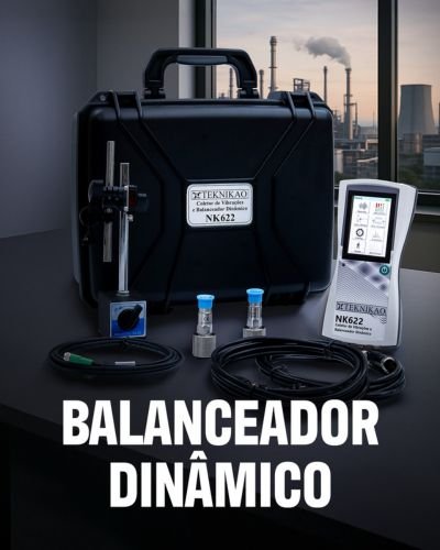 analisador de vibração teknikao medidor de vibrações equipamento analise de vibracao medidor balanceadora analisador de vibracoes